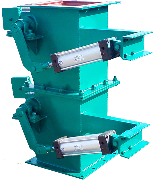 雙層氣動鎖風翻板閥 雙層氣動鎖風翻板閥